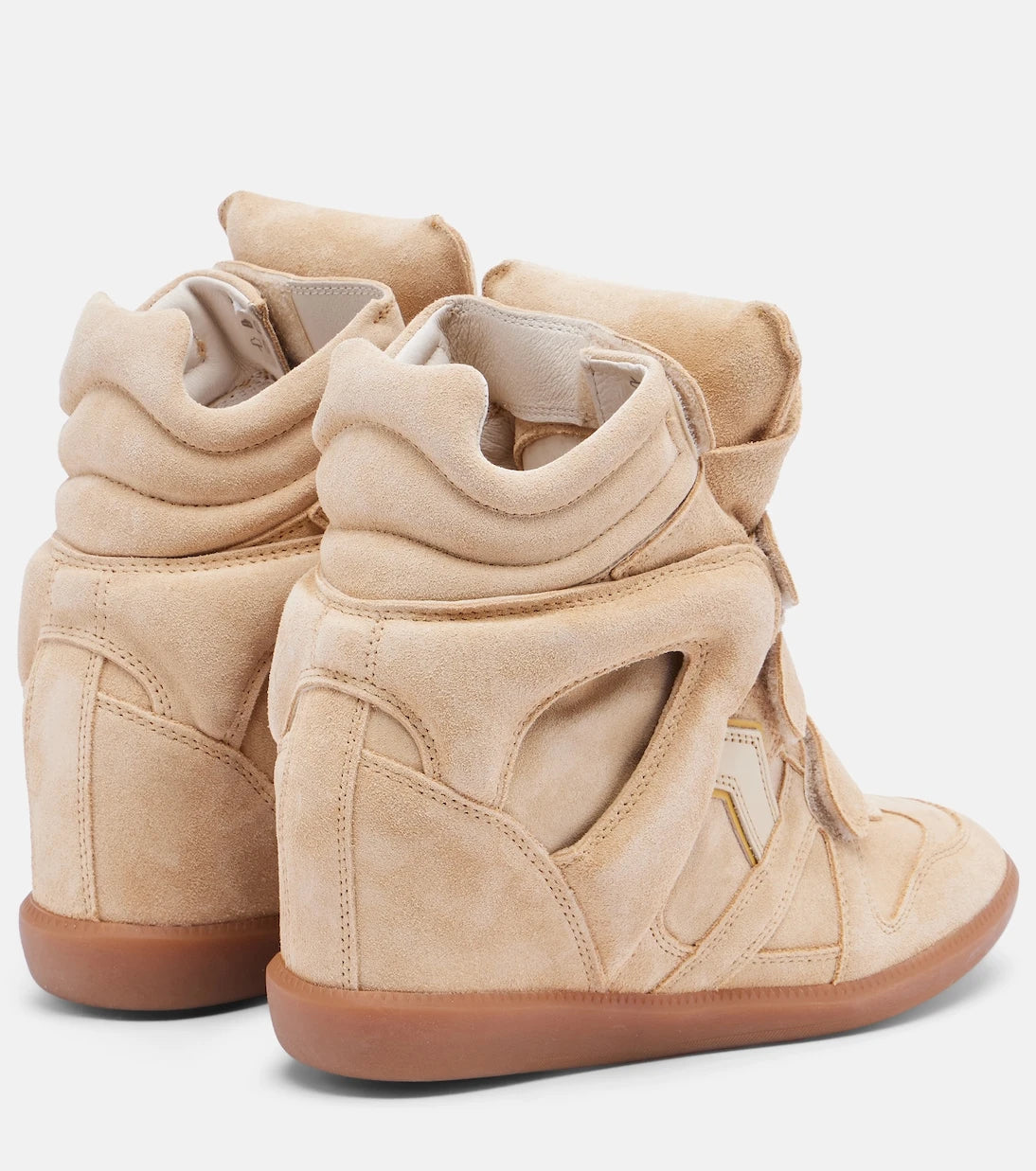Isabel Marant - Bekett suede wedge sneakers