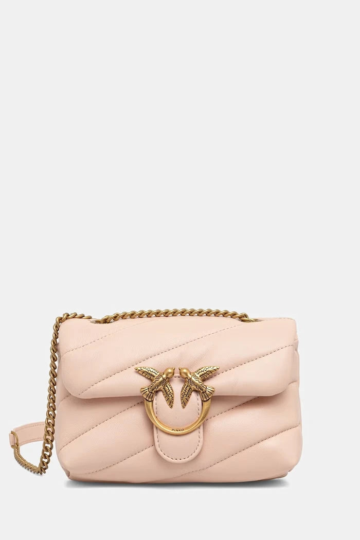 Pinko kadın deri crossbody çanta