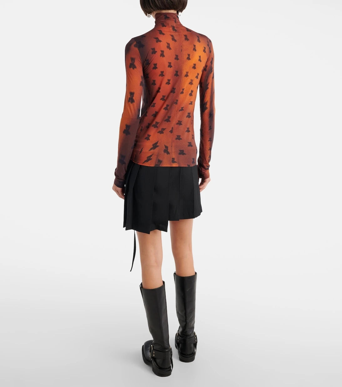 Acne Studios - Trompe-l'œil high-neck top