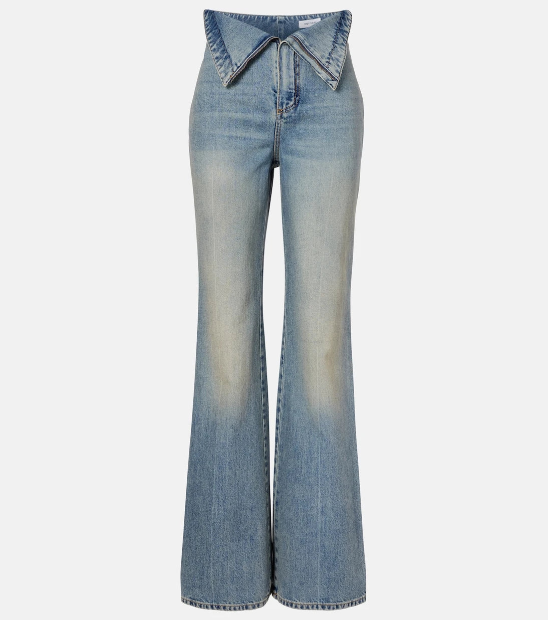 McQueen - Yüksek belli geniş paça jean