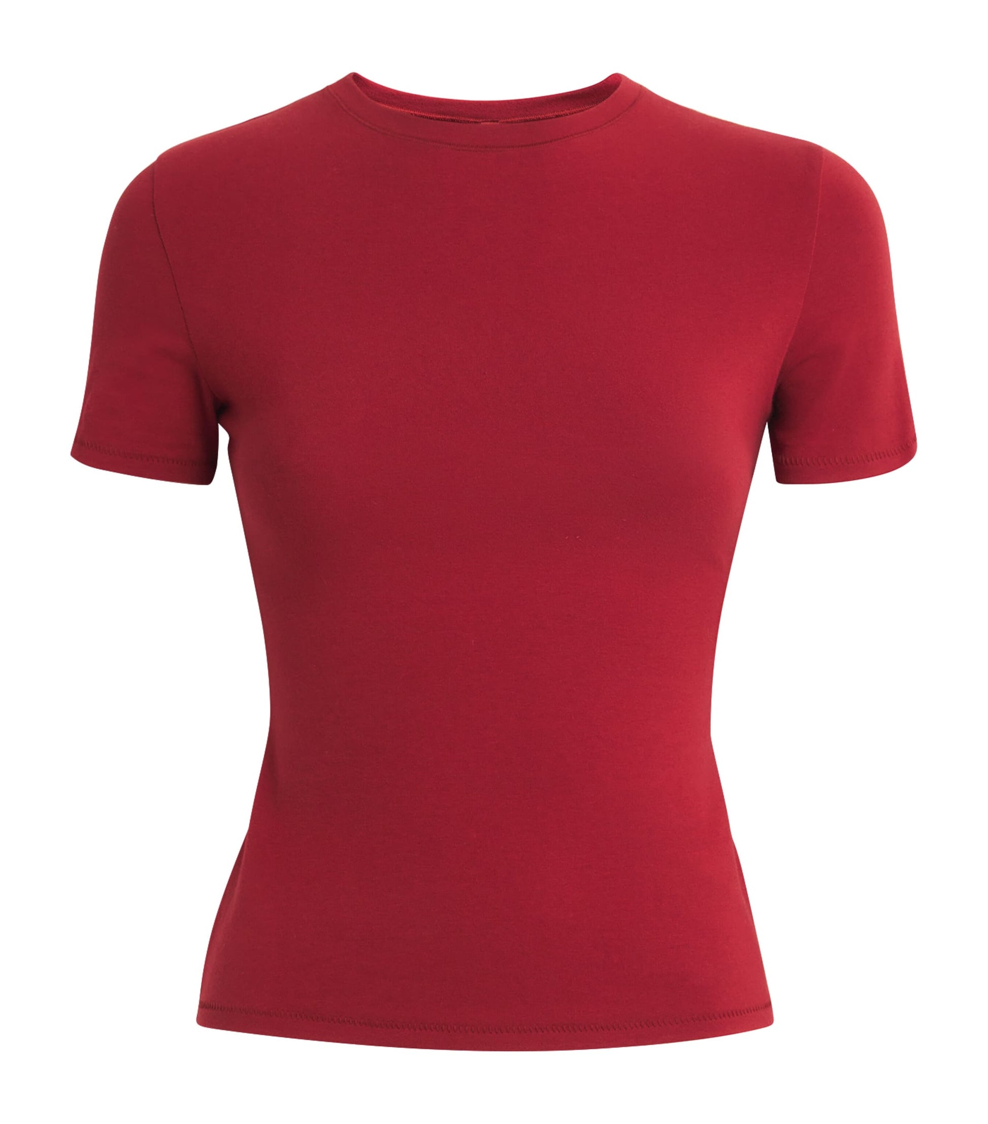 Skims Red Cotton Jersey T-Shirt