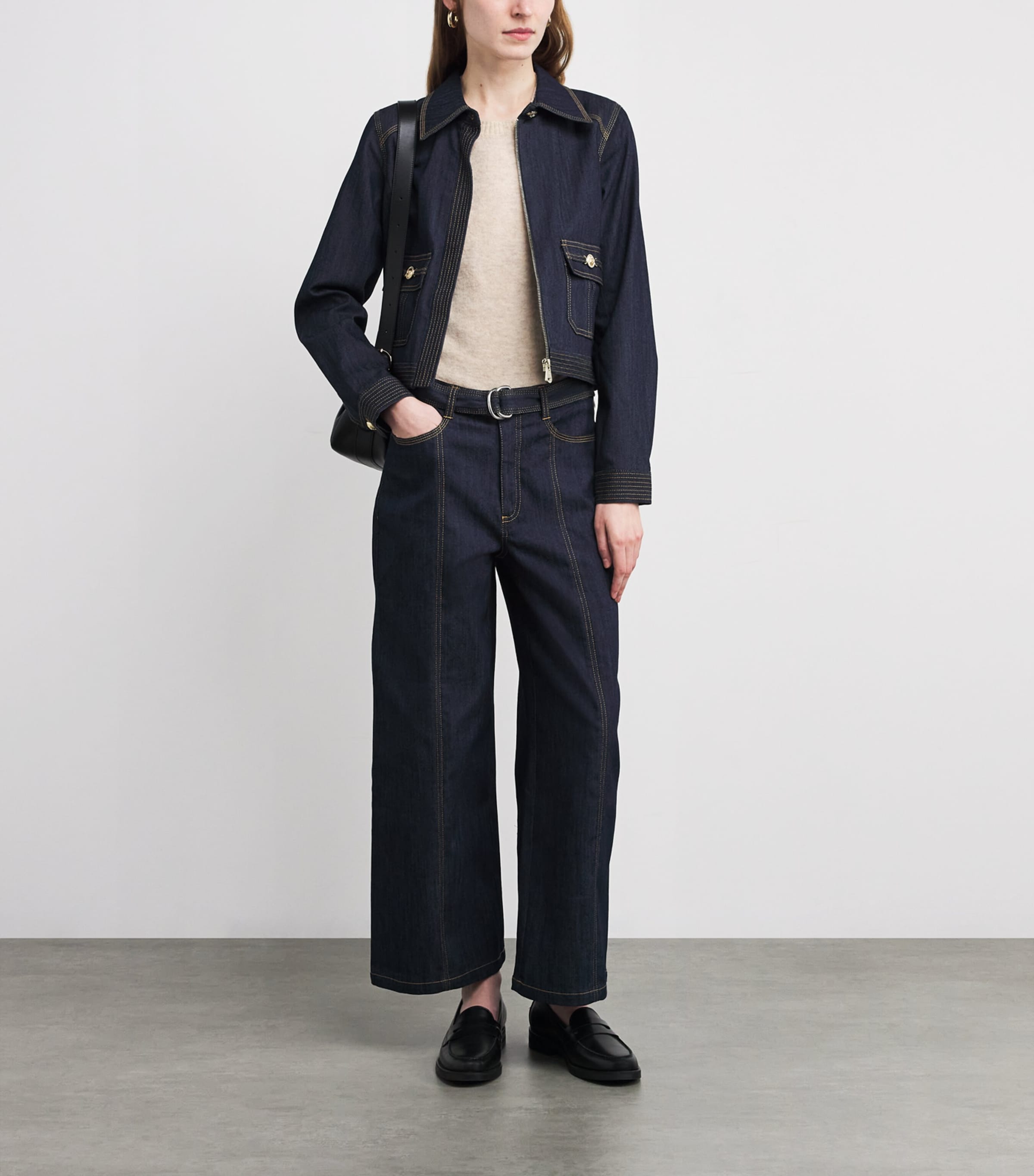 ME+EM Beige Alpaca-Blend Knitted Vest