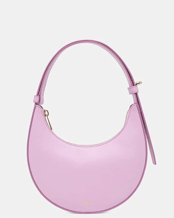 Furla чанта тип хобо дамска от кожа