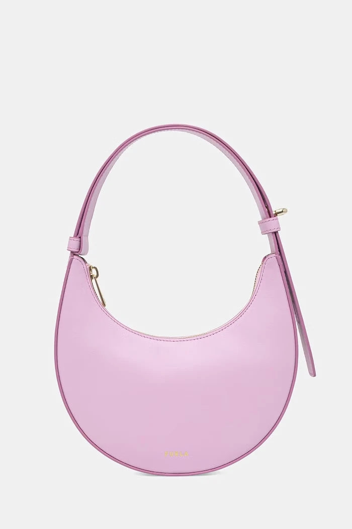 Furla чанта тип хобо дамска от кожа