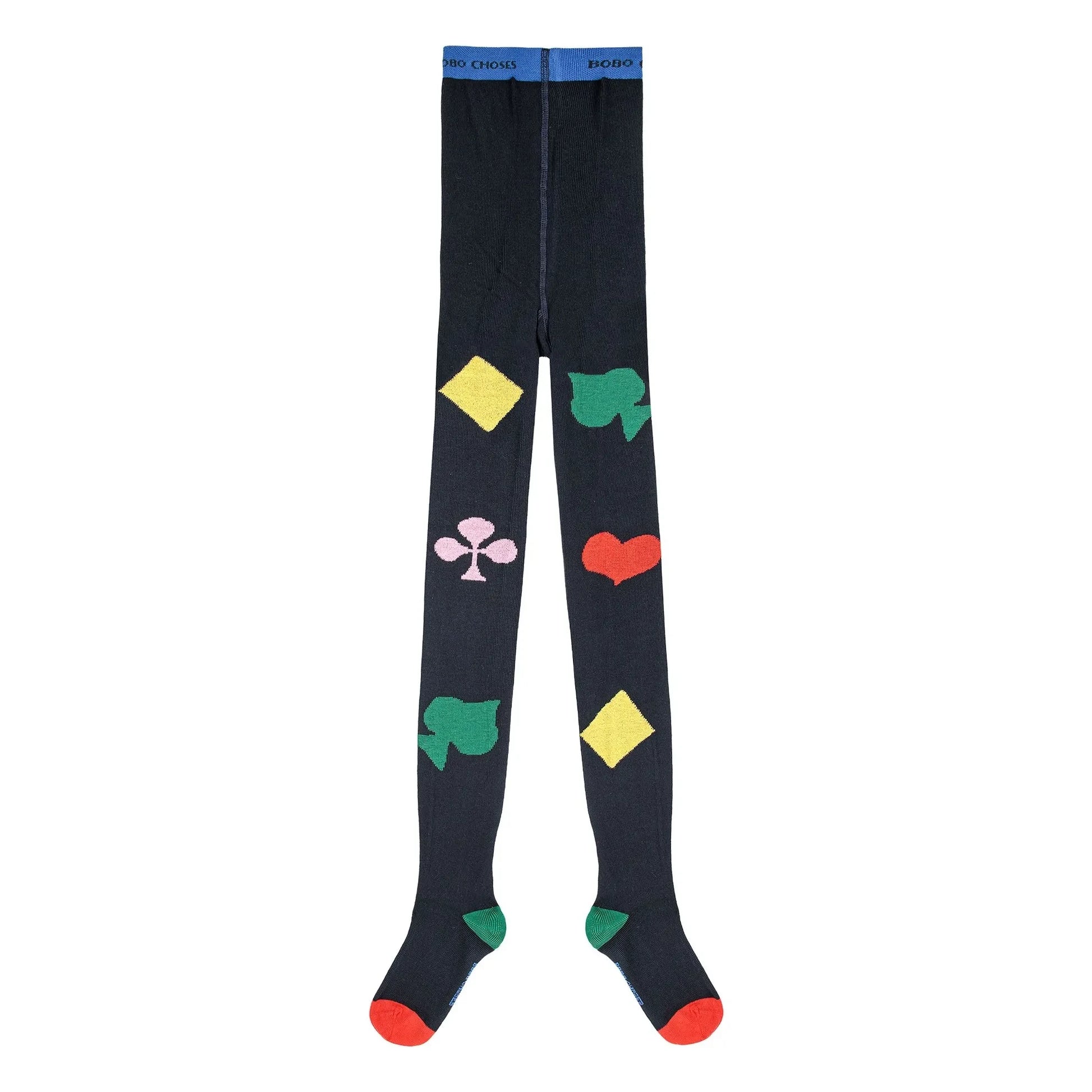 Bobo Choses - Organic cotton Jocker tights | Midnight blue