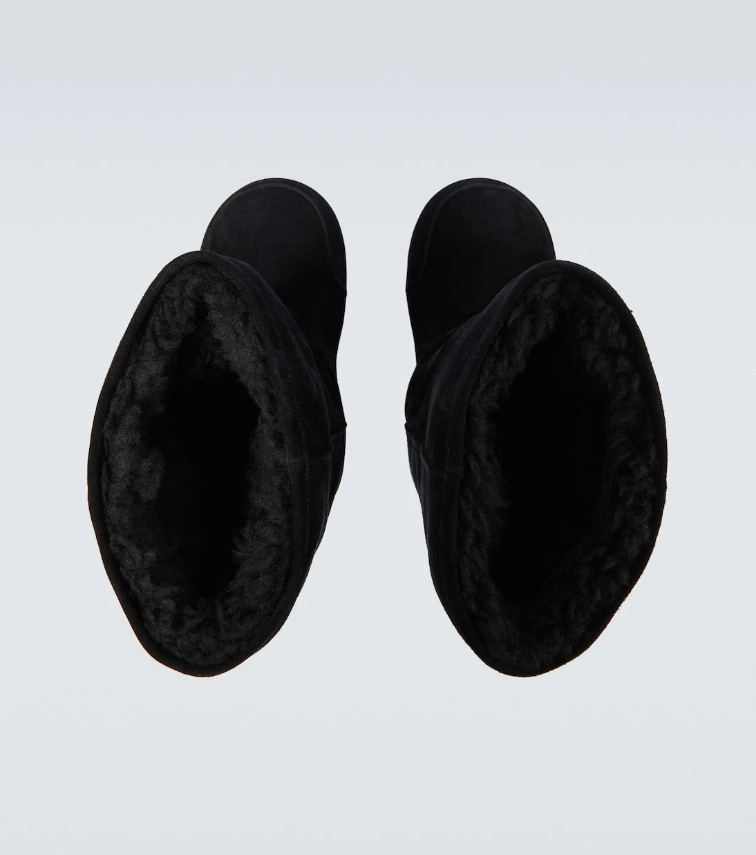 Balenciaga - Alaska Fur High suede boots