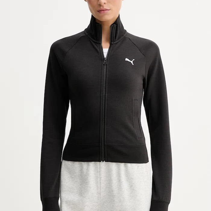 Puma fermuarlı kadın bluzu Essentials Slim