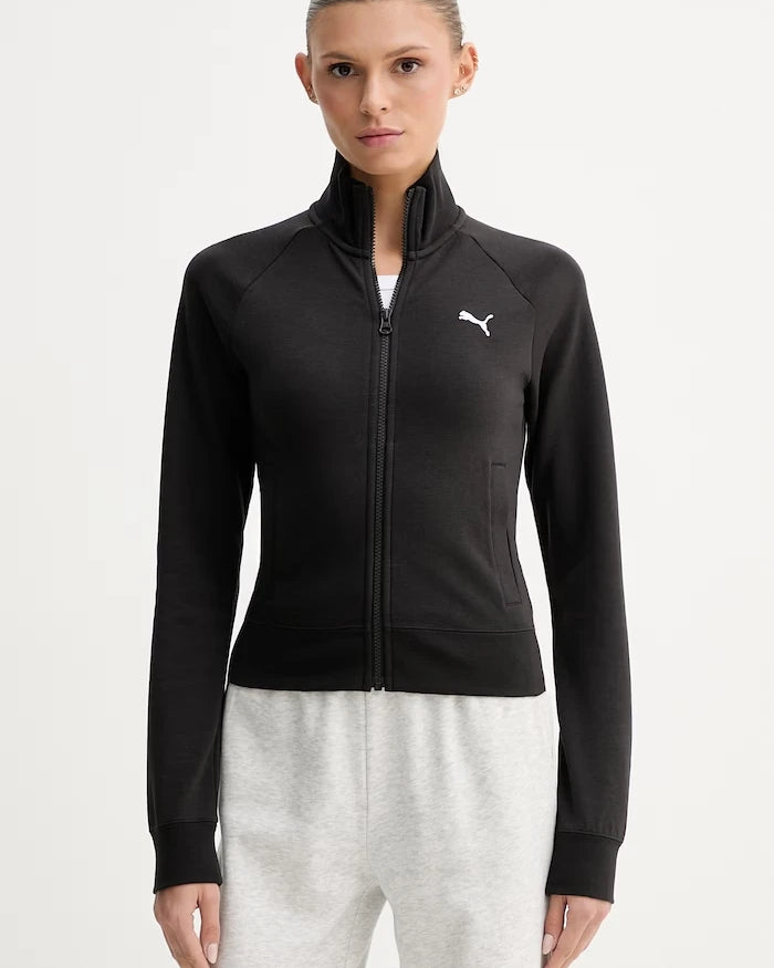 Puma fermuarlı kadın bluzu Essentials Slim