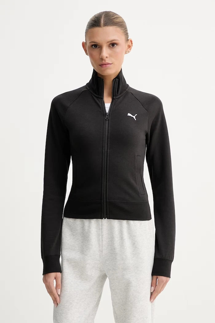 Puma fermuarlı kadın bluzu Essentials Slim