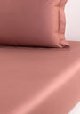 Yves Delorme Triomphe Santal Double Fitted Sheet (140cm x 200cm)