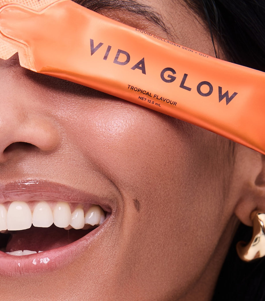 Vida Glow Liquid Collagen Skin + Gut (15 x 12.4ml)
