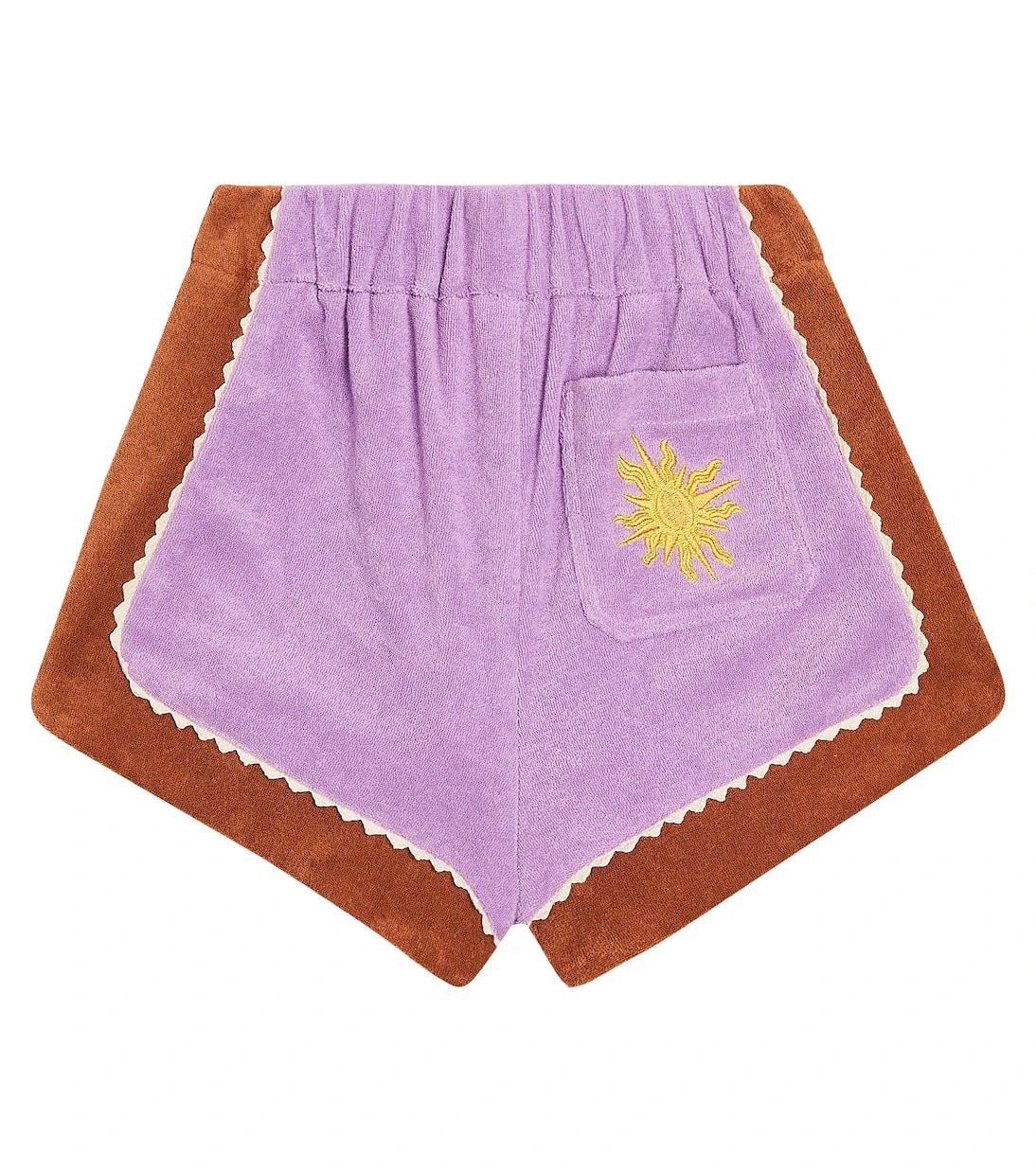 Zimmermann Kids - August colorblocked terry shorts