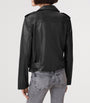 Black Leather Balfern Biker Jacket