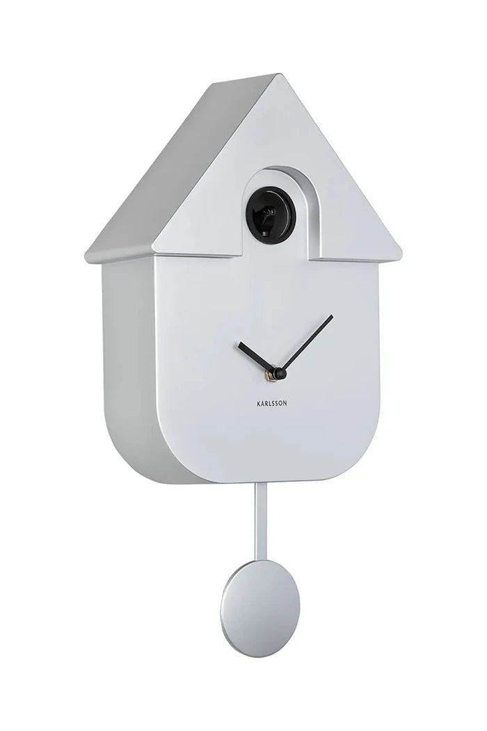 Часовник с кукувичка Karlsson Modern Cuckoo Metallic