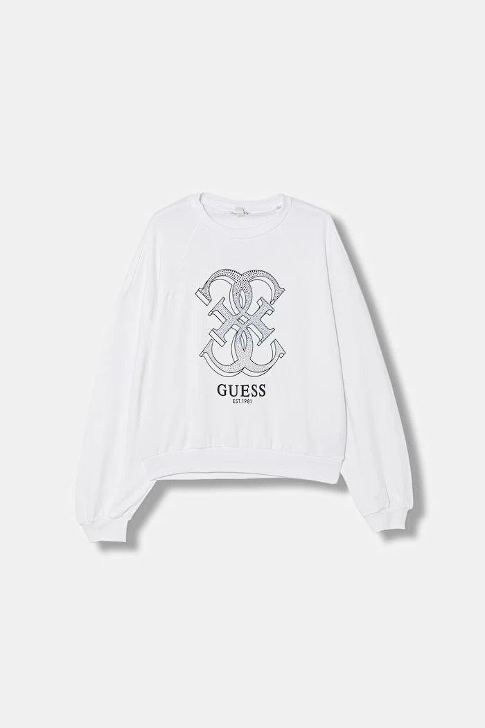 Детски памучен суичър Guess