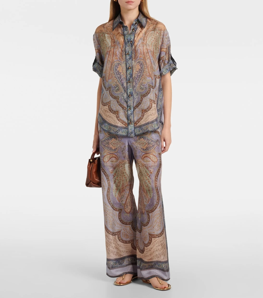 Zimmermann - Wanderlust printed silk top