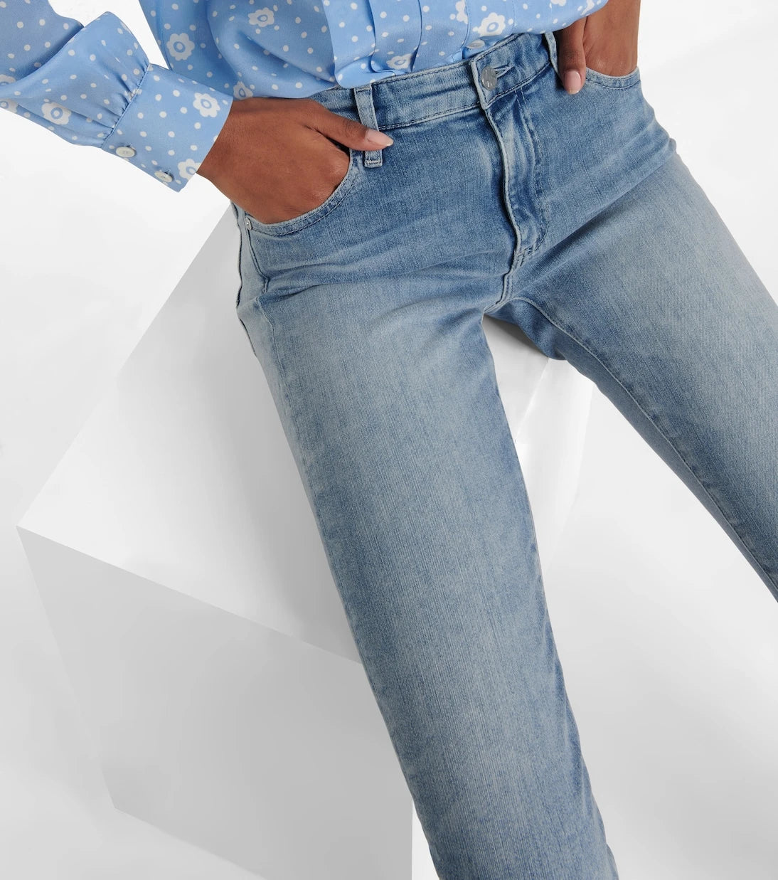 AG Jeans - Prima Crop mid-rise skinny jeans