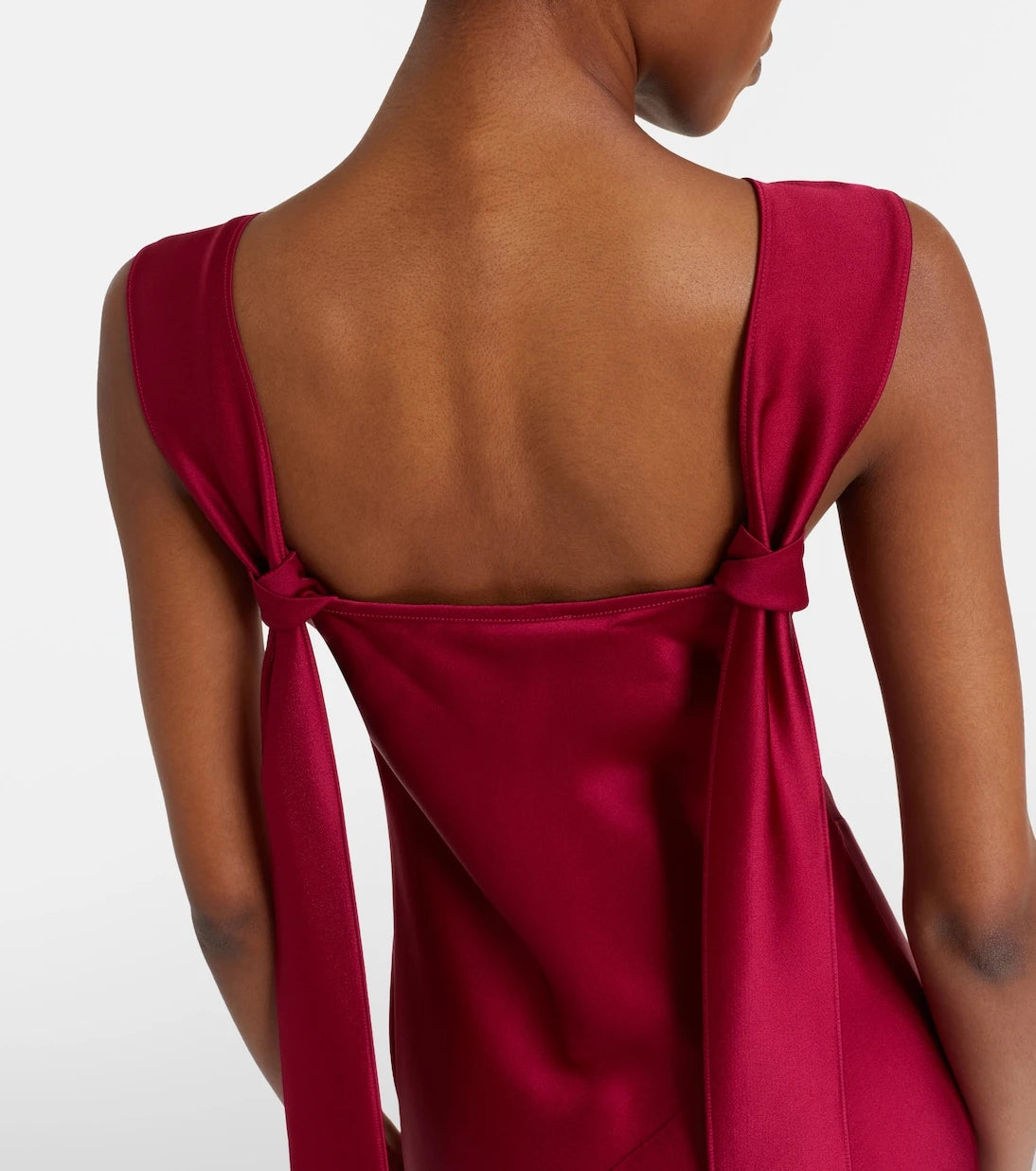 Max Mara - Crêpe satin maxi dress