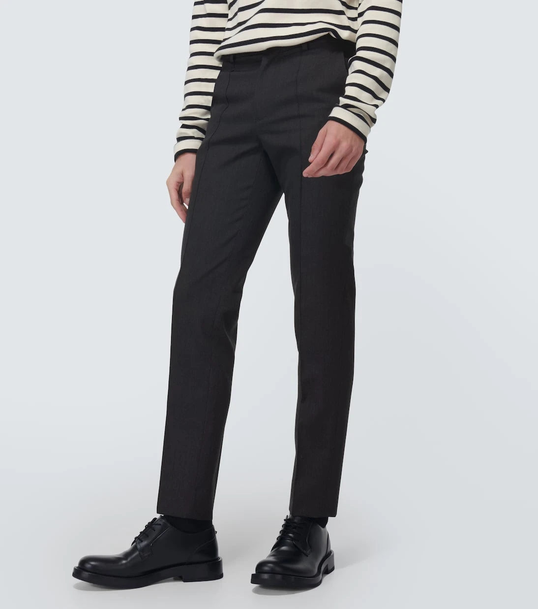 Undercover - Low-rise wool slim pants