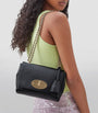 Black Leather Lily Shoulder Bag