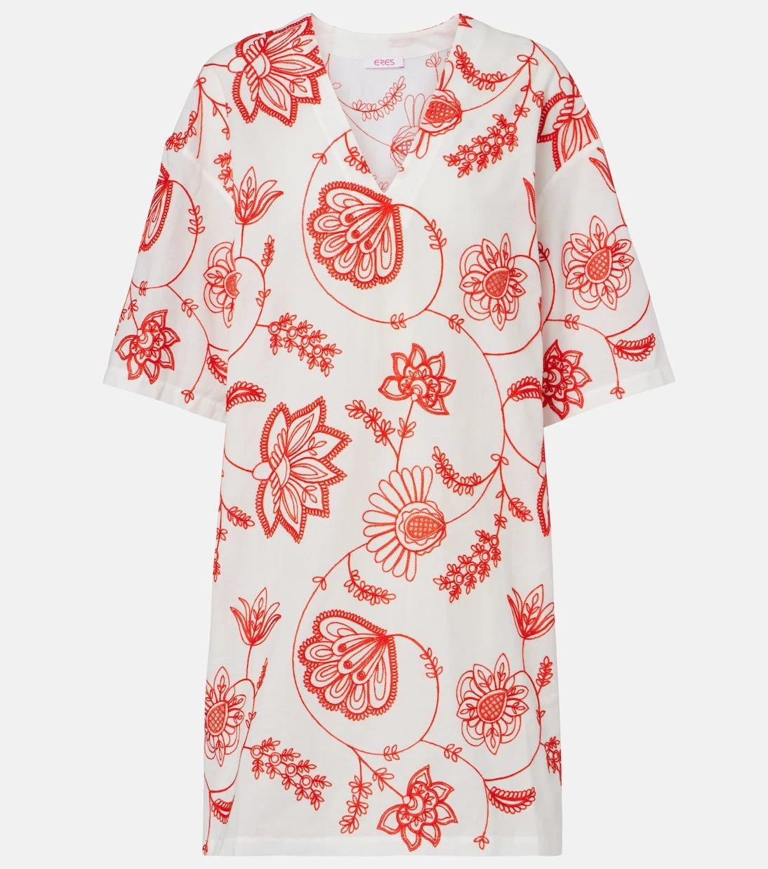 Eres - Levia embroidered cotton-blend minidress