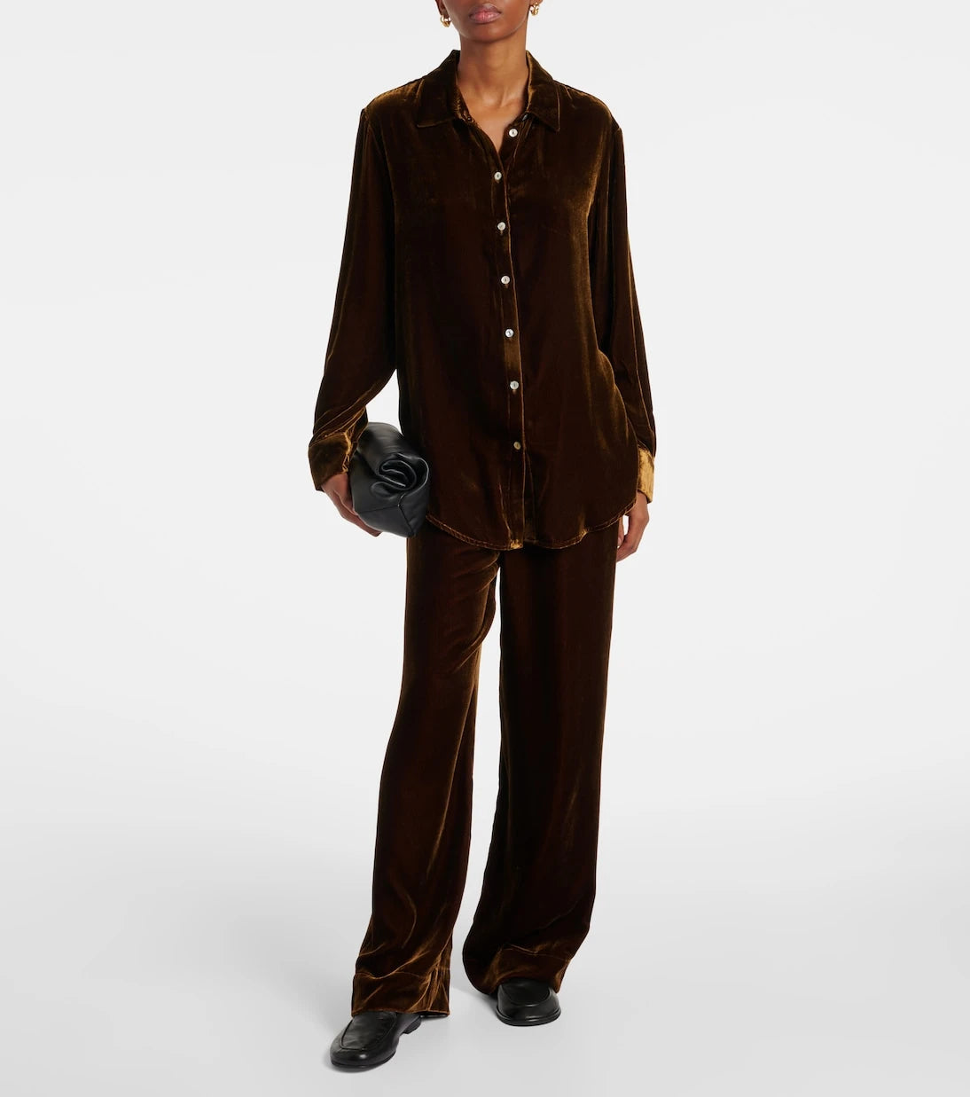 Asceno - London velvet pajama pants