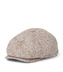 Wool-Alpaca Chevron Flat Cap