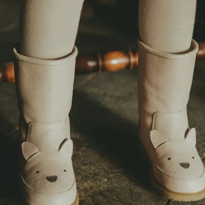Donsje Wadudu Classic Boots Cat Çocuk Deri Kışlık Botlar