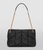 Saint Laurent Black Small Loulou Puffer Shoulder Bag