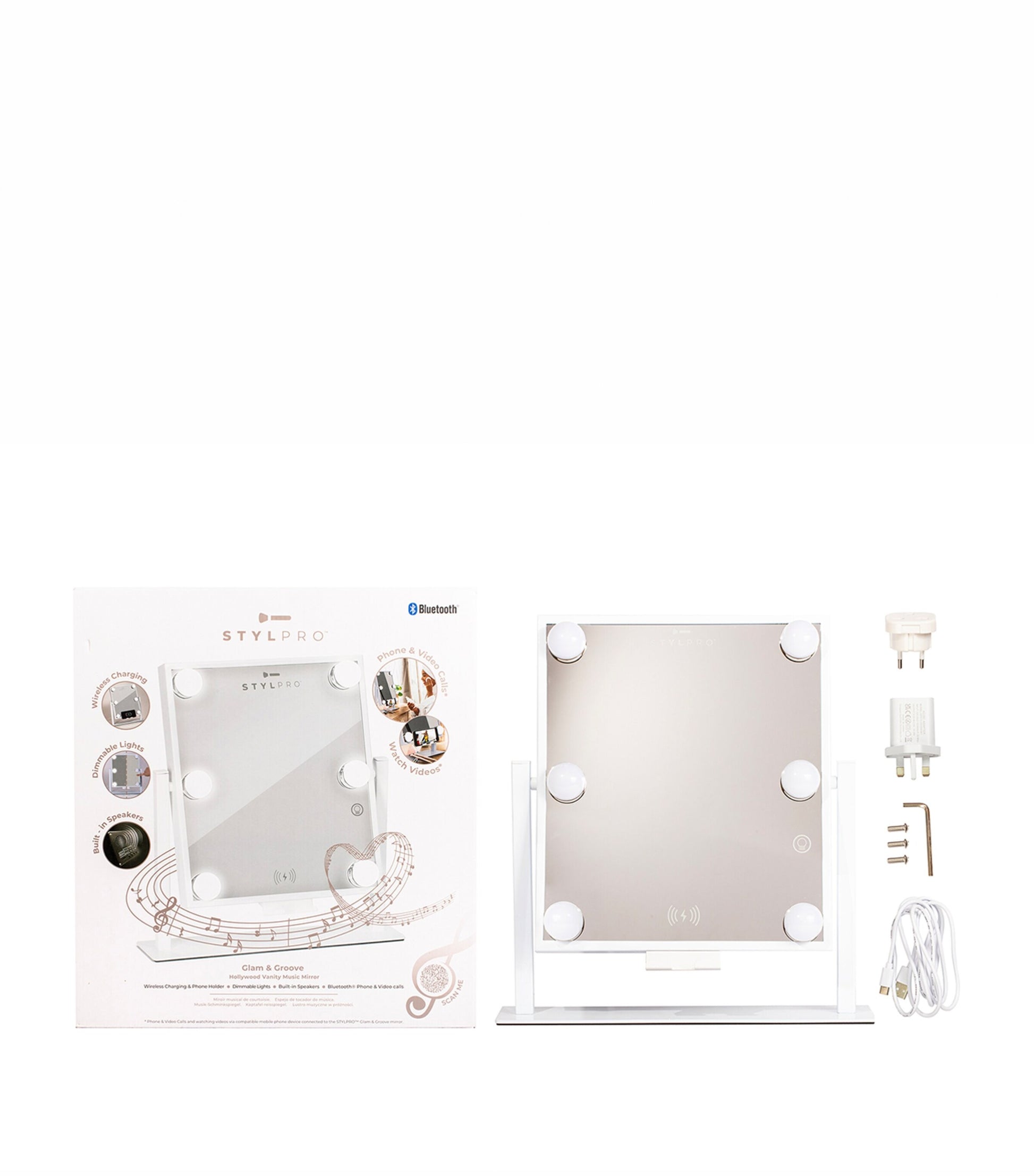 STYLPRO Glam & Groove Hollywood Music Vanity Mirror