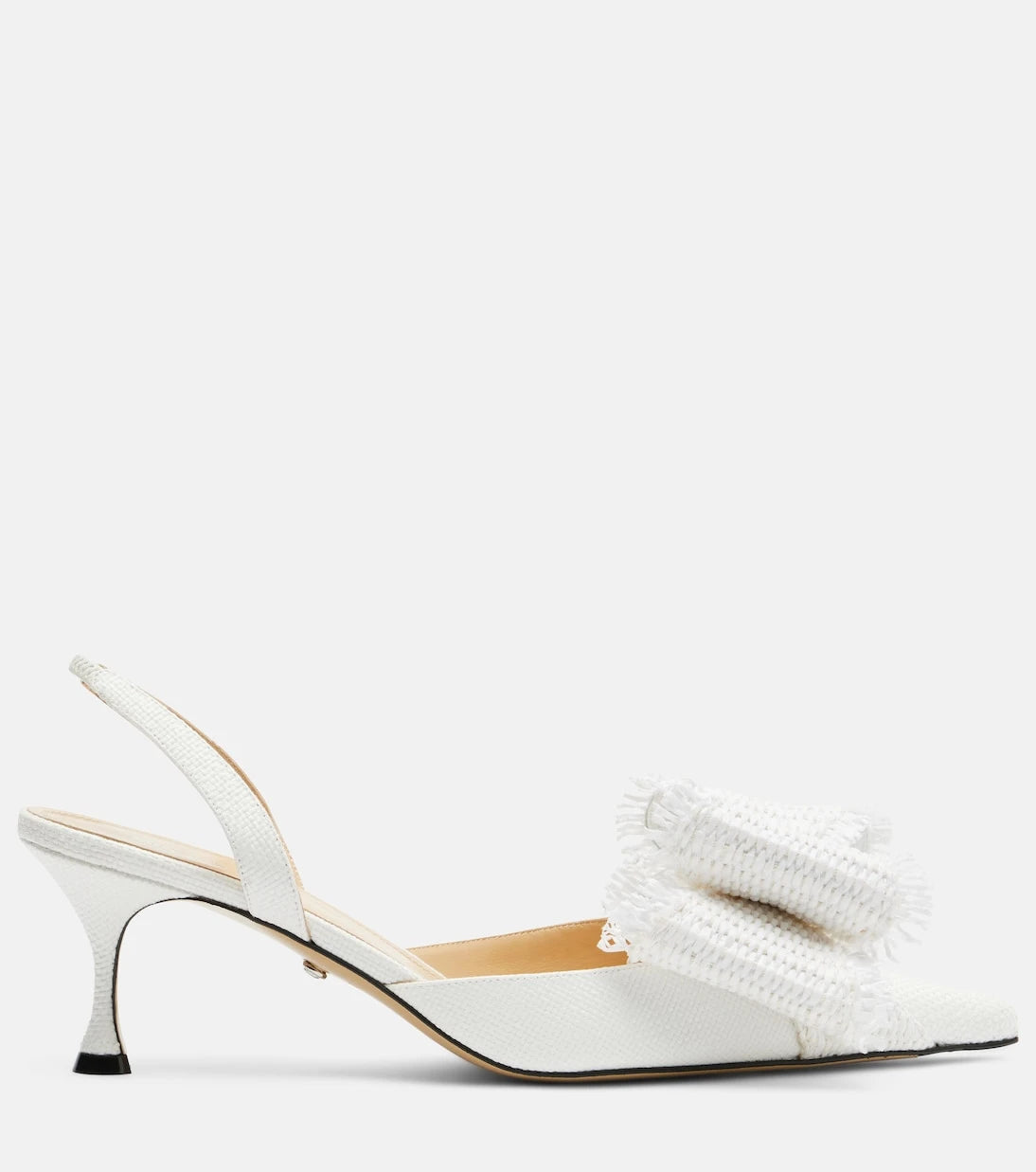 Mach & Mach - Le Cadeau raffia slingback pumps
