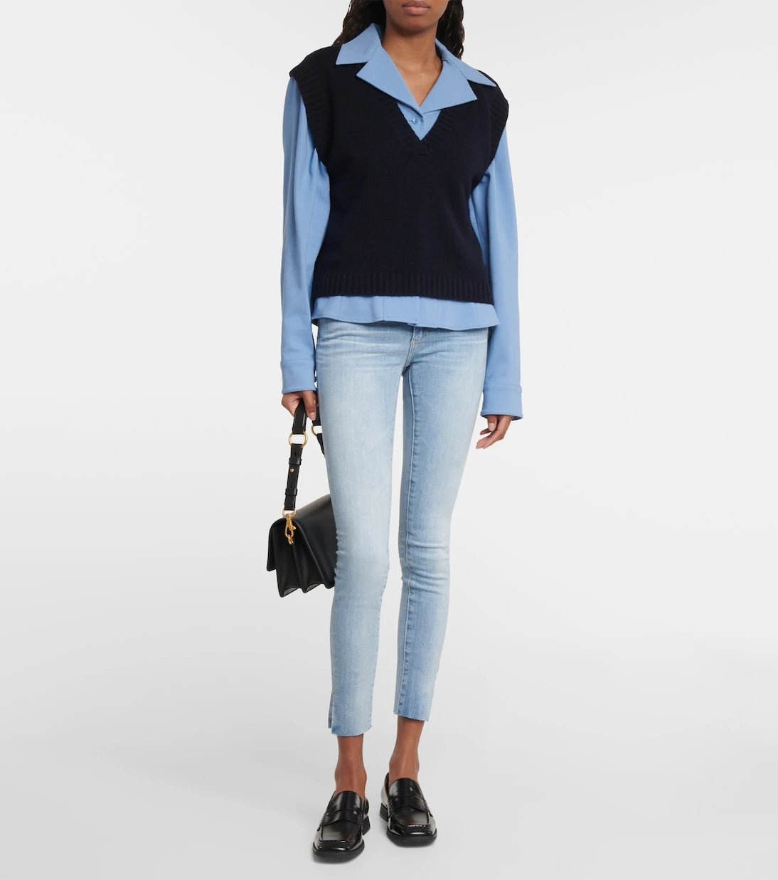 AG Jeans - Split cuff skinny jeans
