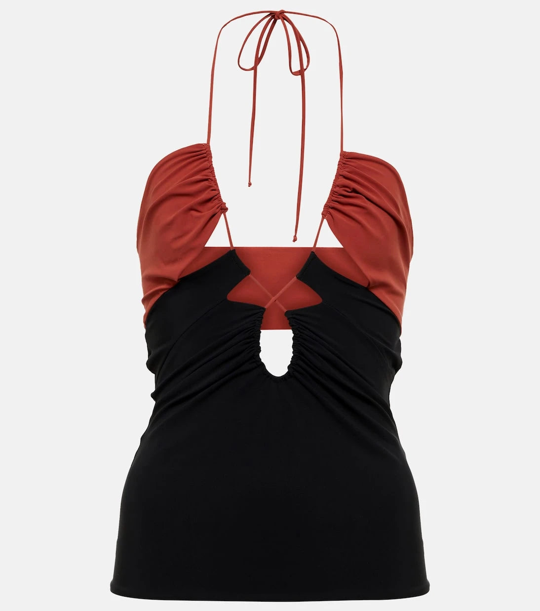Nensi Dojaka - Cutout halterneck top