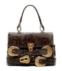 Schiaparelli Python Skin Belts Soft Secret Shoulder Bag