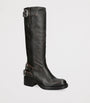 Chloé Black Leather Dakota Boots 60