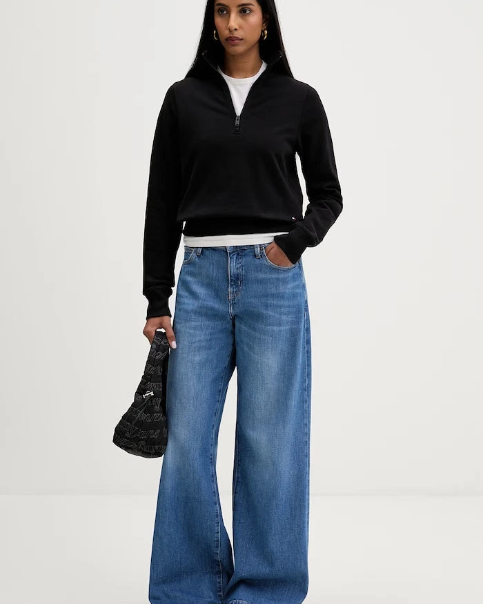 Tommy Jeans pamuklu kadın sweatshirt