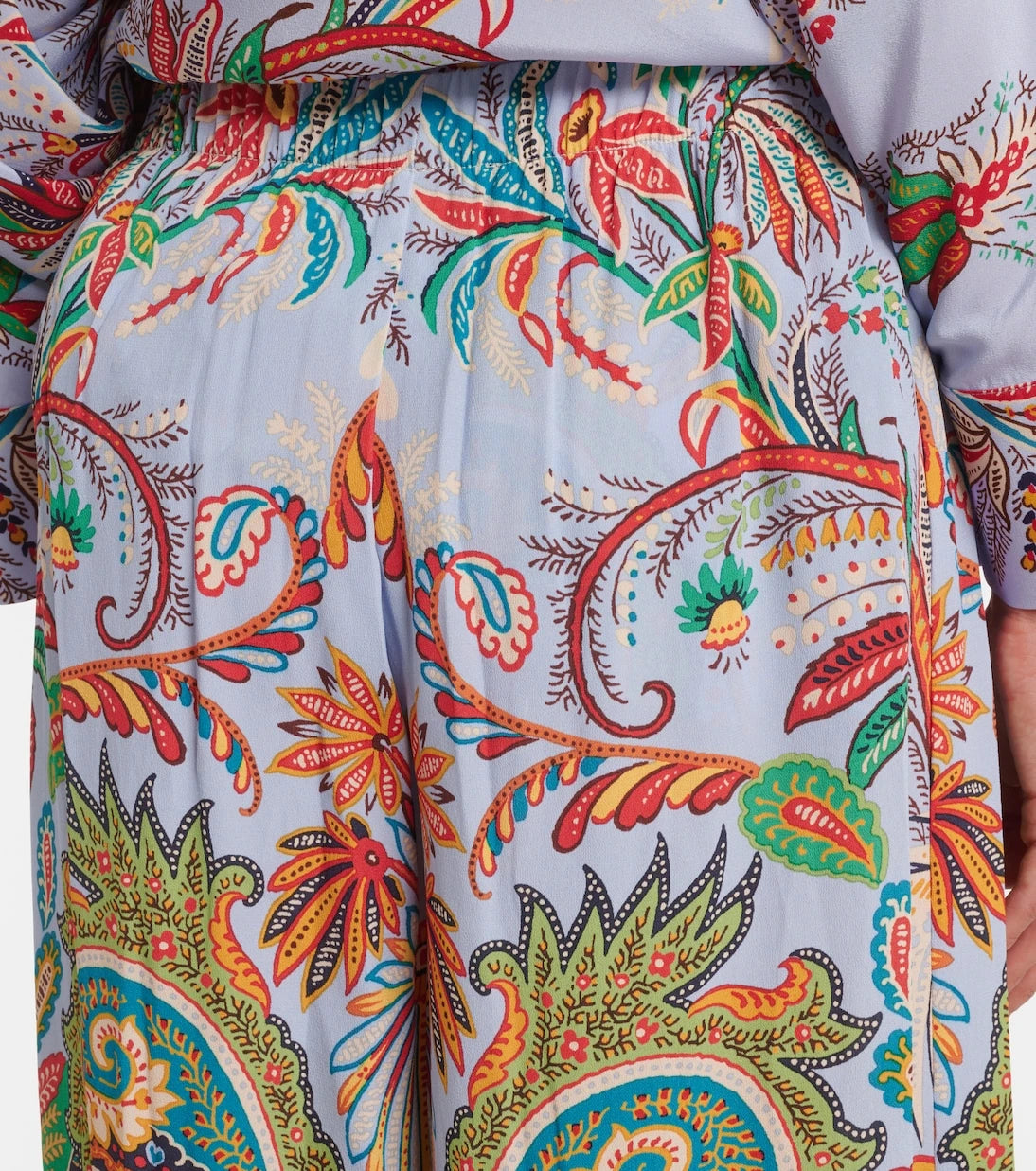 Etro - Paisley wide-leg pants