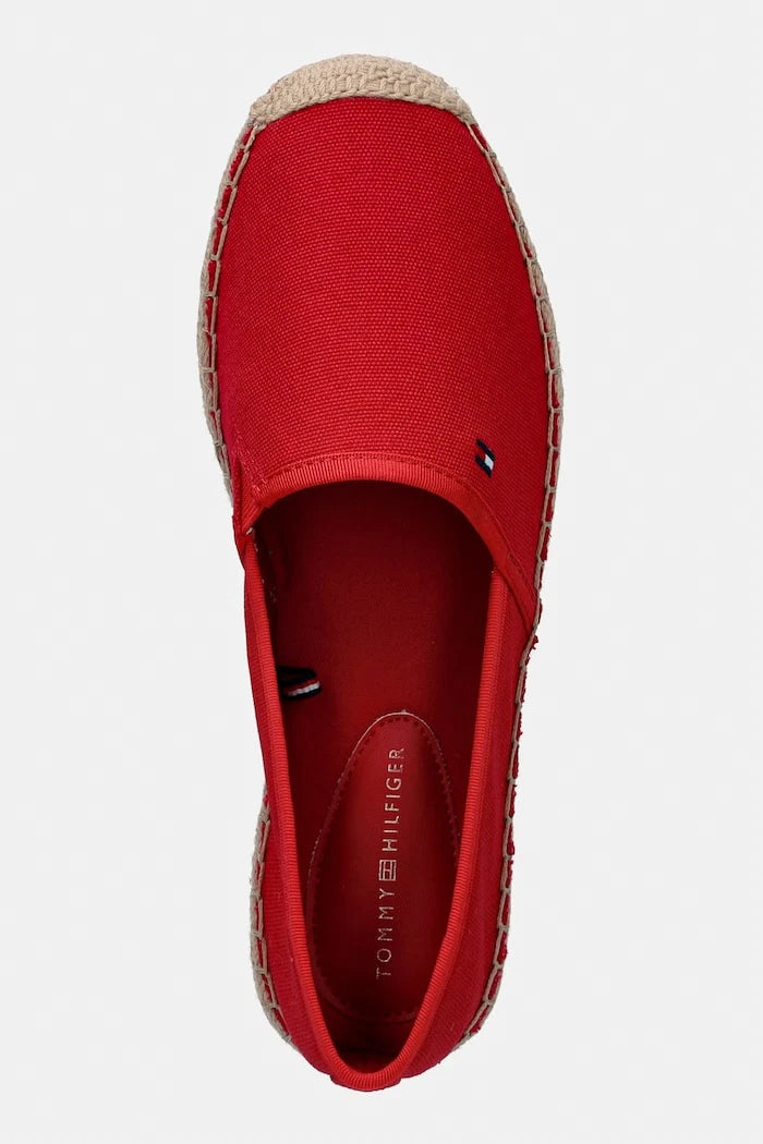 Tommy Hilfiger Kadın Espadril FLAG CANVAS ESPADRILLE