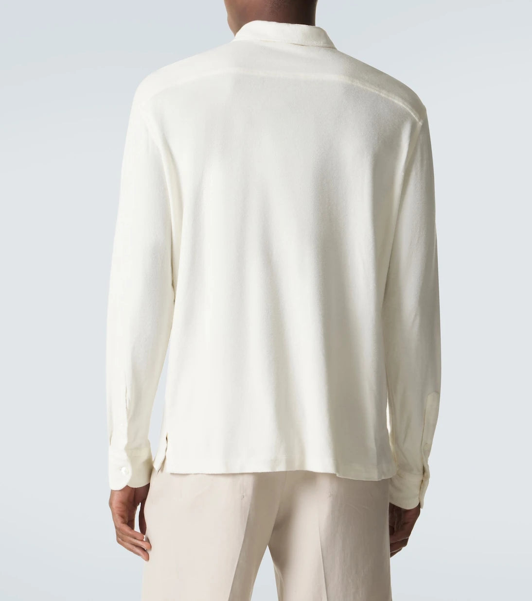 Zegna - قميص من القطن والحرير