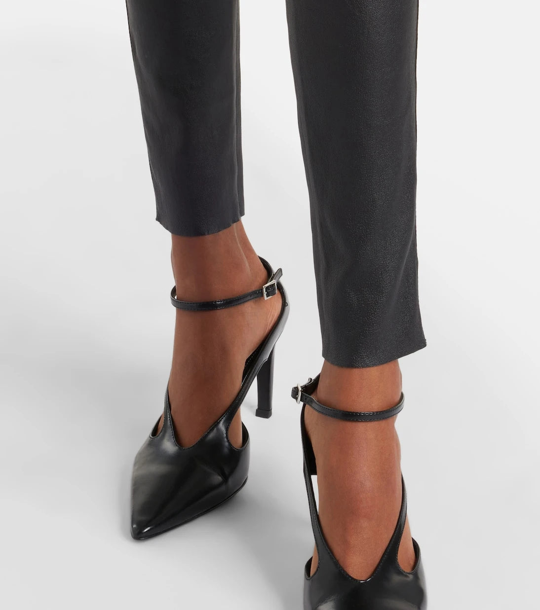 Joseph - Mid-rise leather leggings
