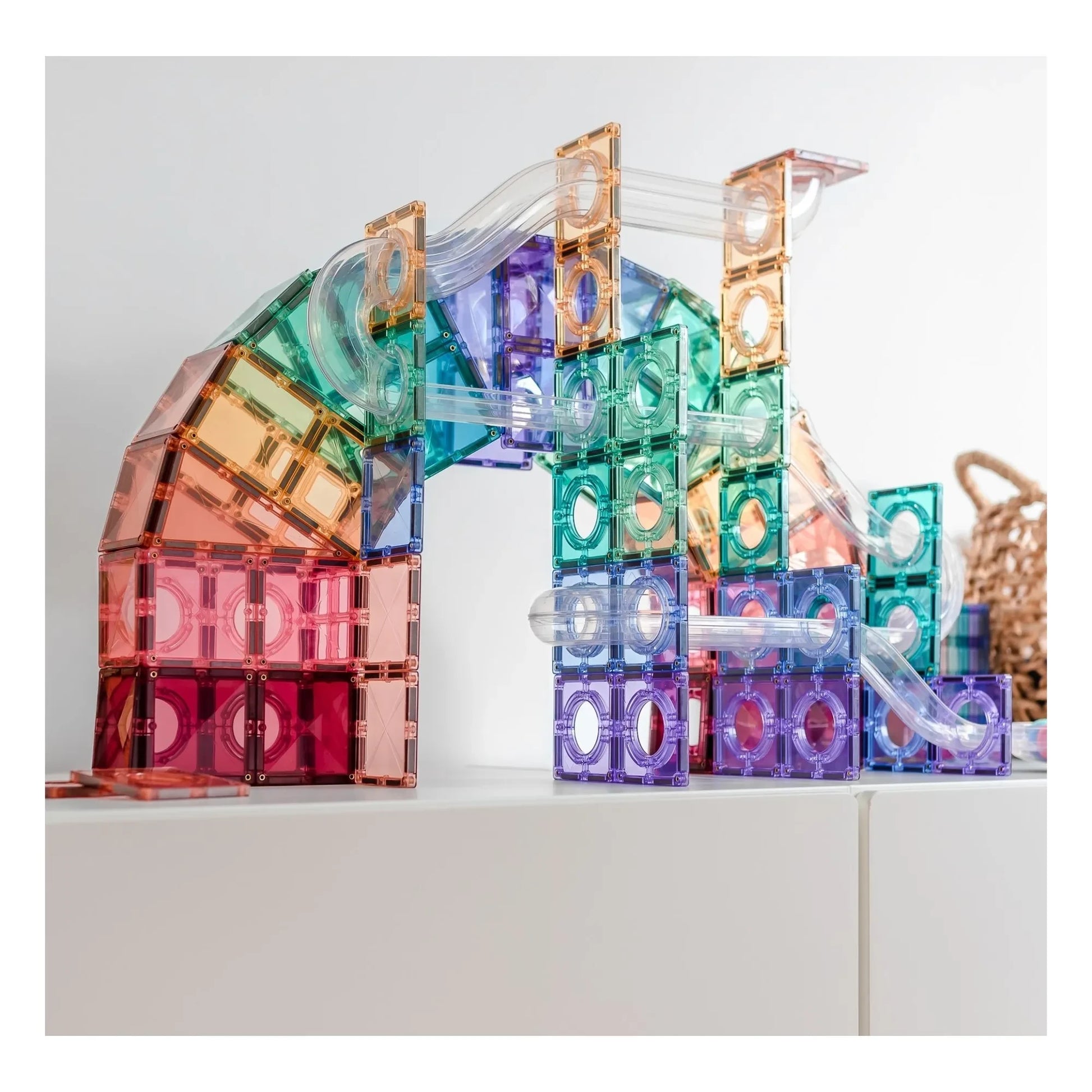 Connetix - Ball Run pack - 106 pieces | Pastel