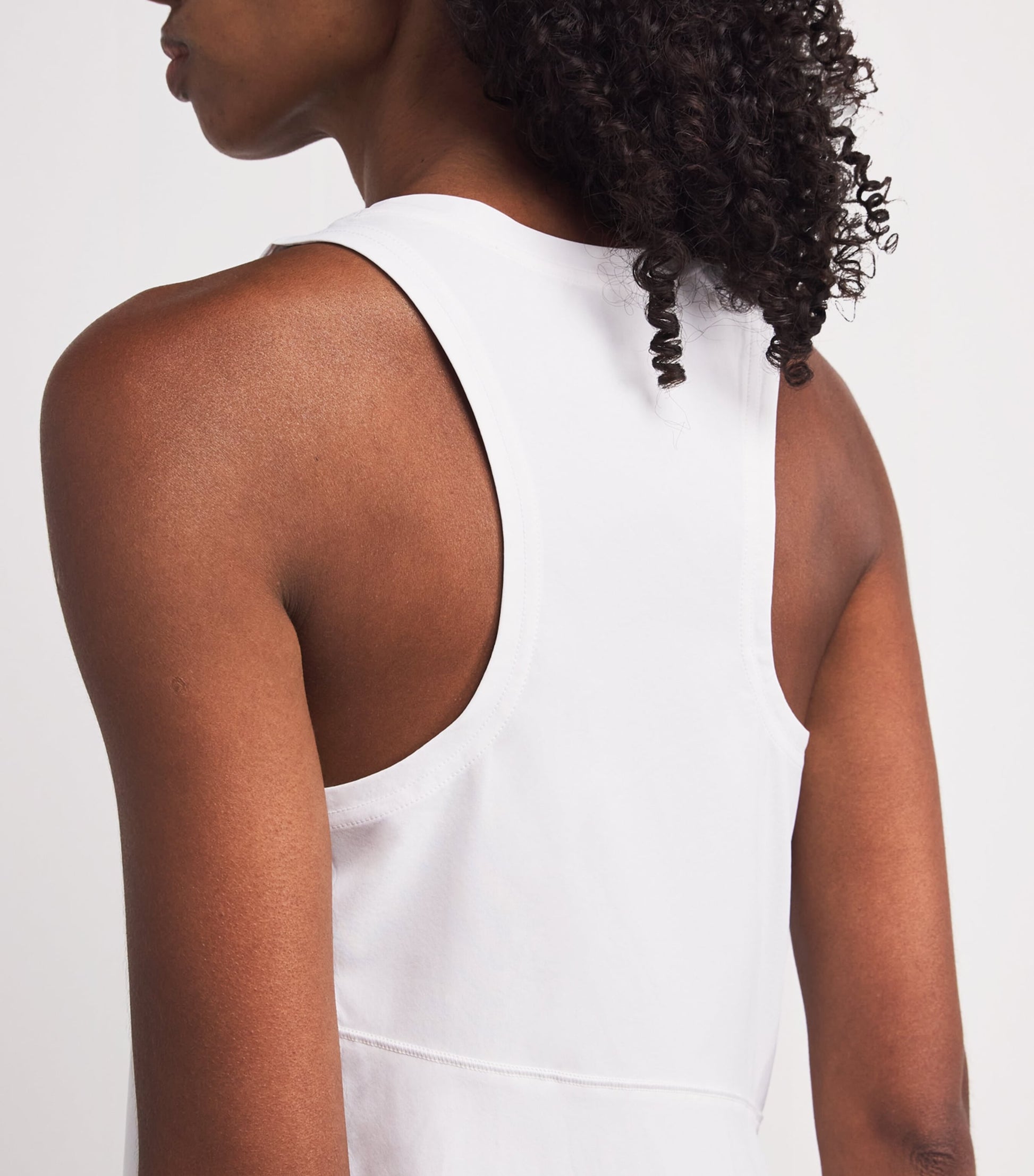 White Court Mini Dress