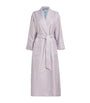 Pink Silk Daisy Medallion Jacquard Robe