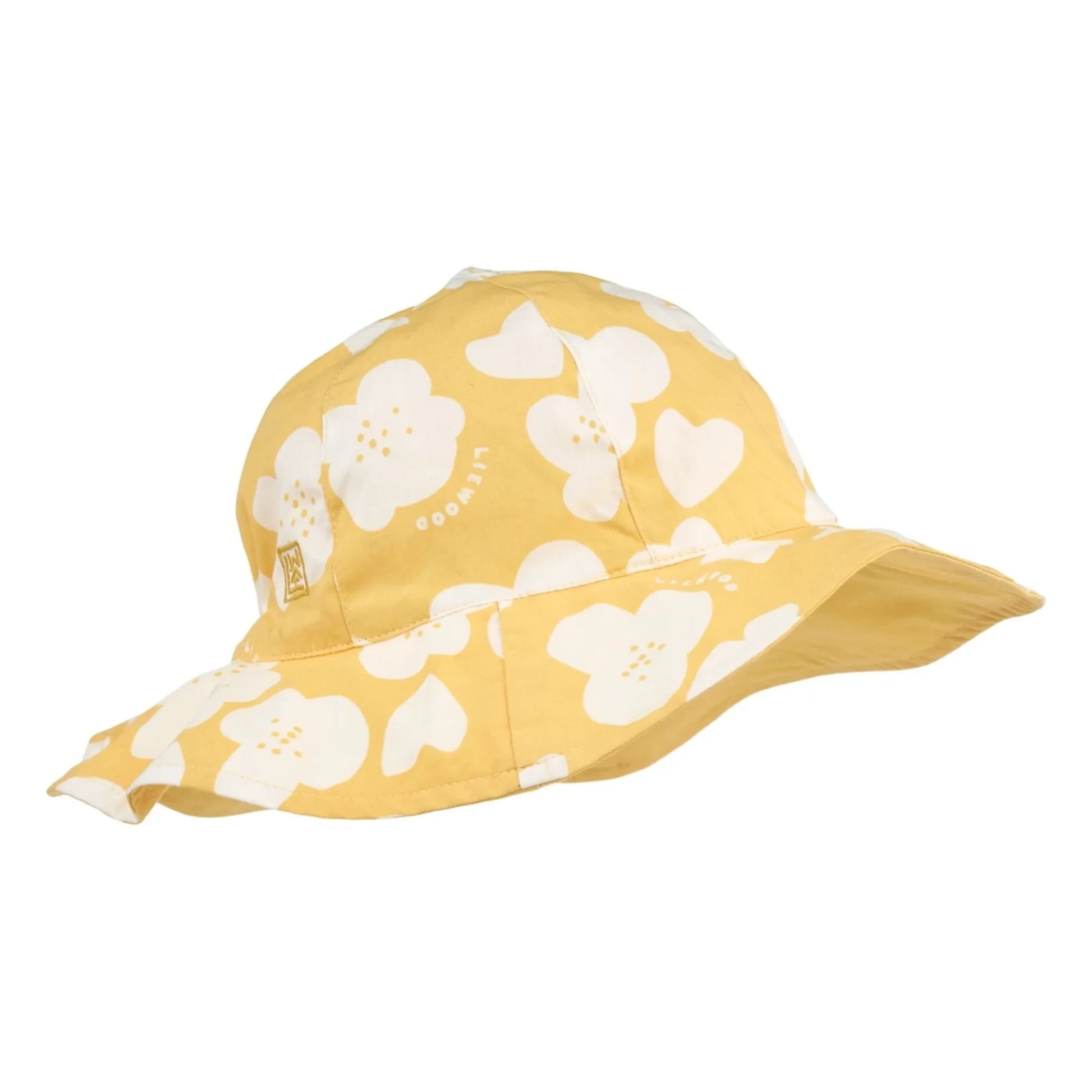 Liewood - Amélia Reversible Hat Organic Cotton Flowers | Yellow