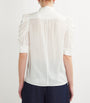 White Silk Gillian Blouse
