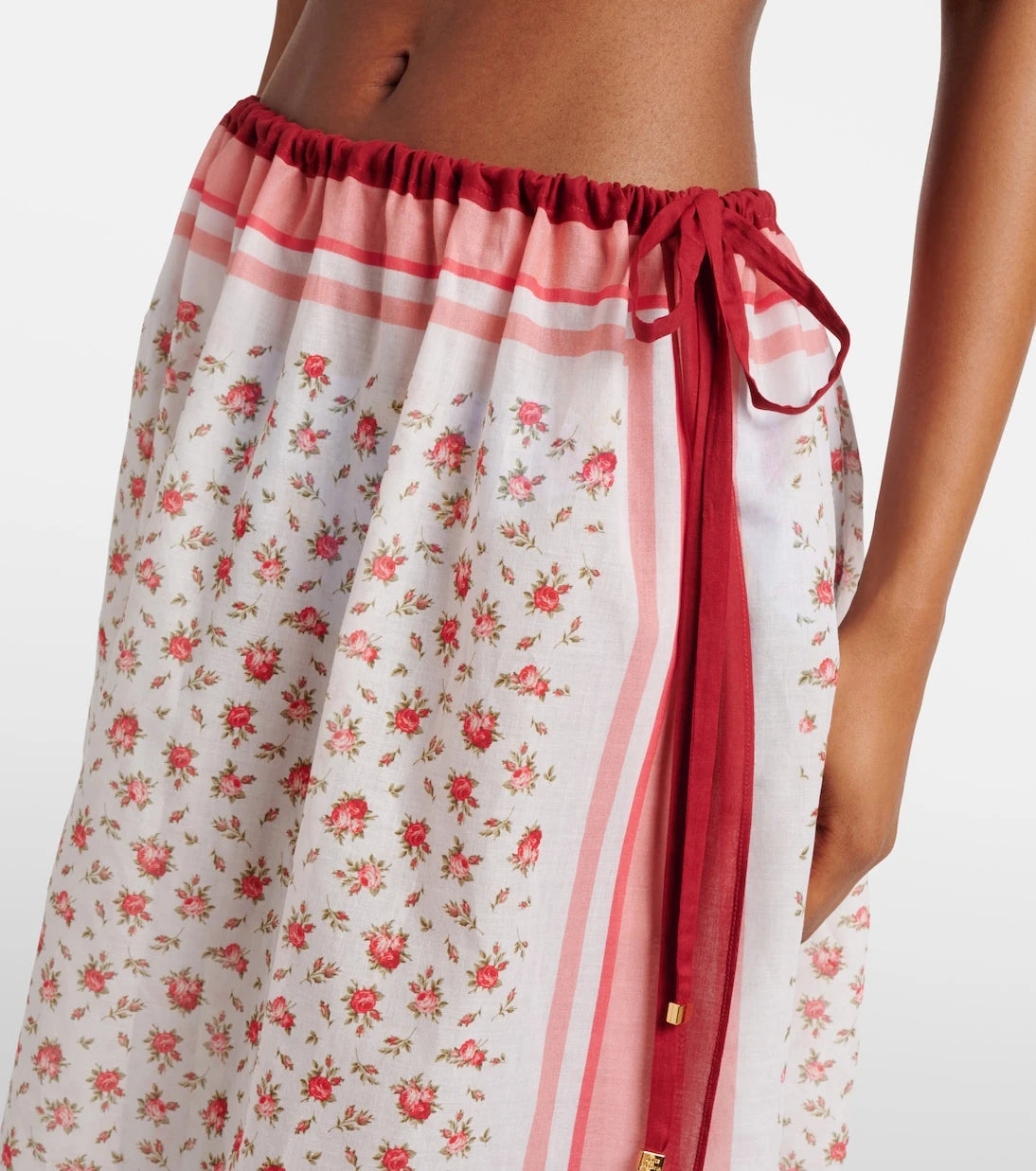 Dolce&Gabbana - Floral cotton beach cover-up
