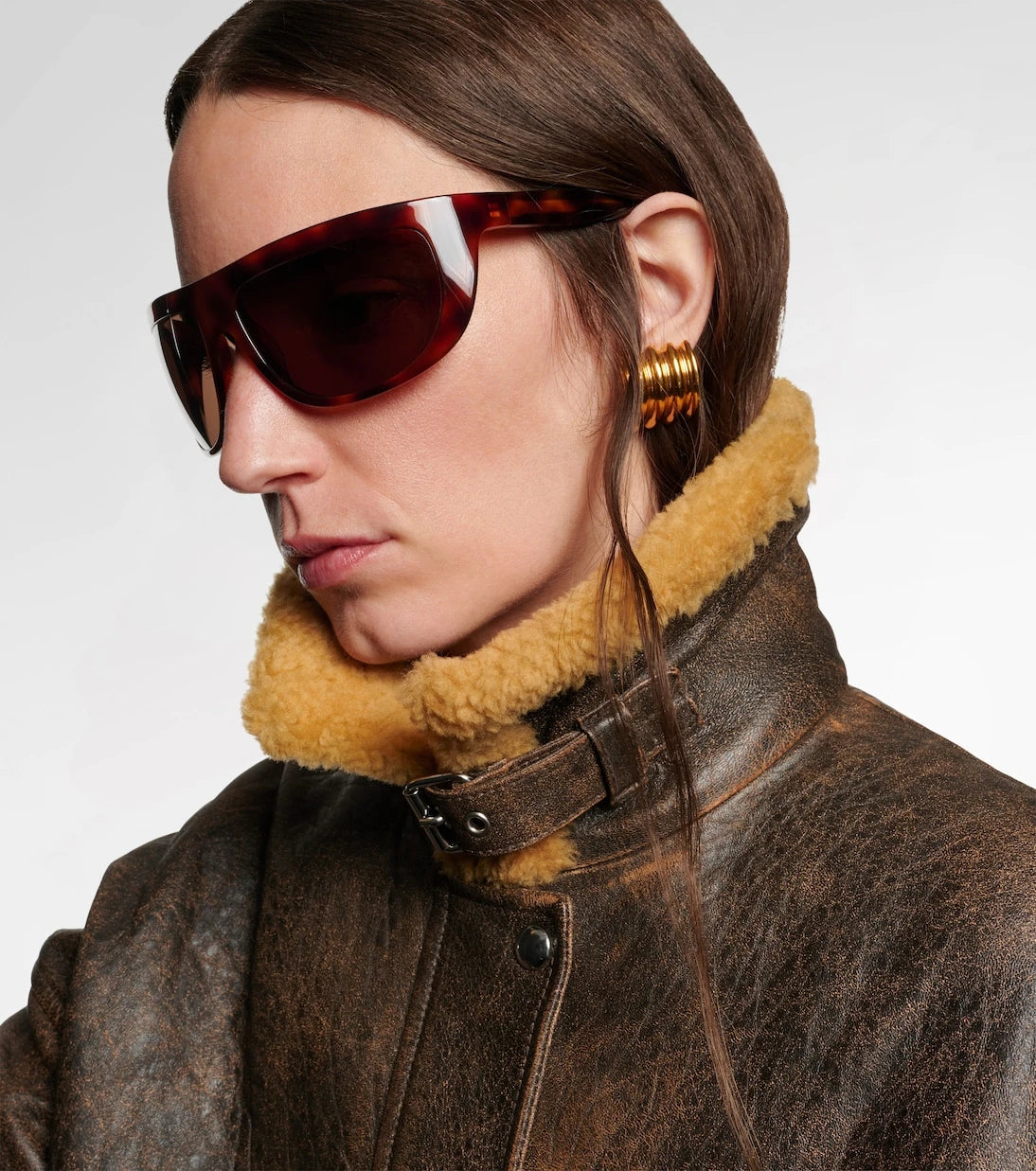 Khaite - x Oliver Peoples 1974C flat-top sunglasses