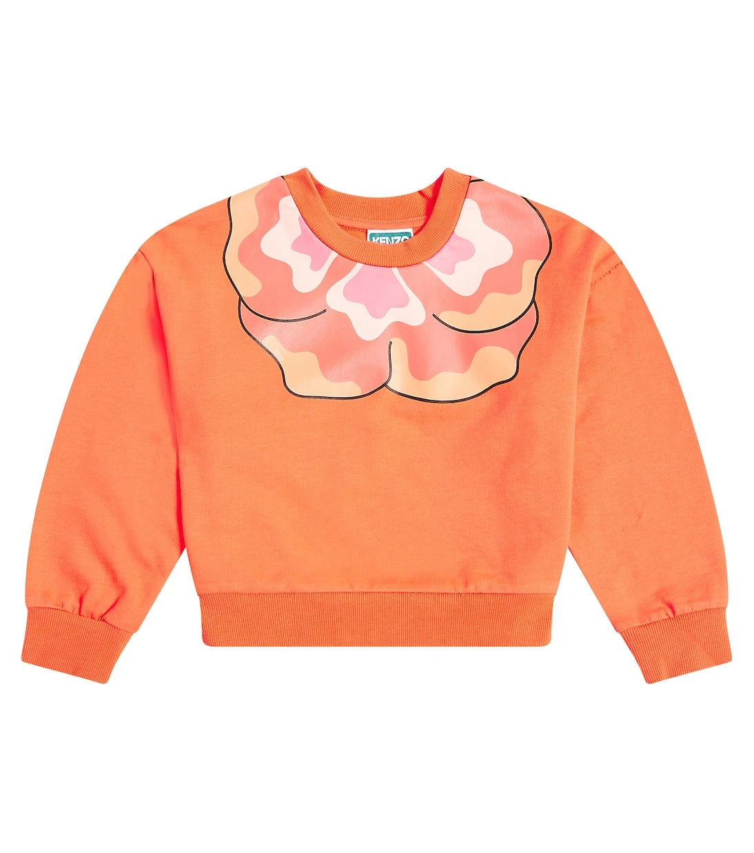 Kenzo Kids - Printed cotton-blend jersey sweatshirt