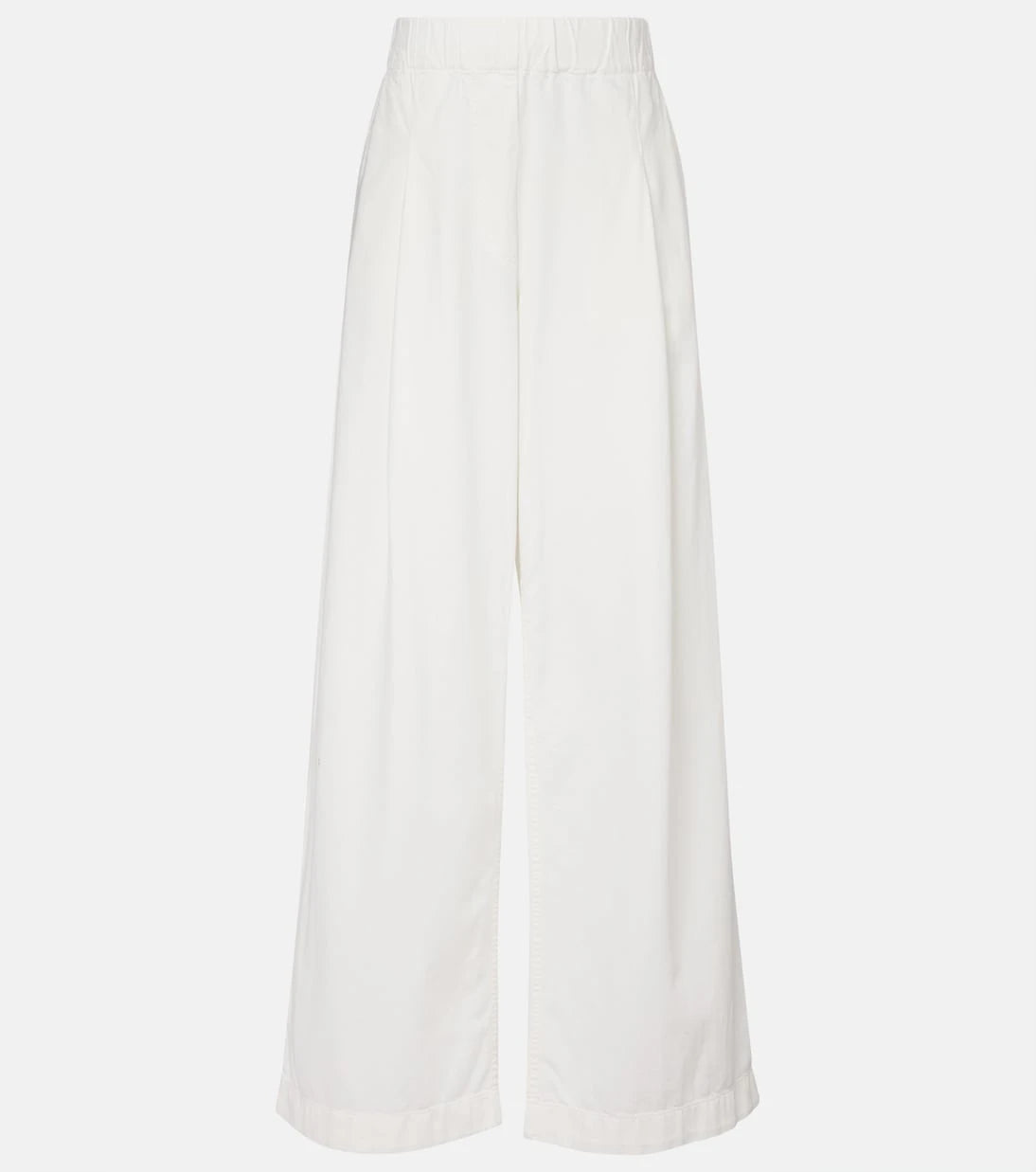 Dries Van Noten - High-rise denim wide-leg pants