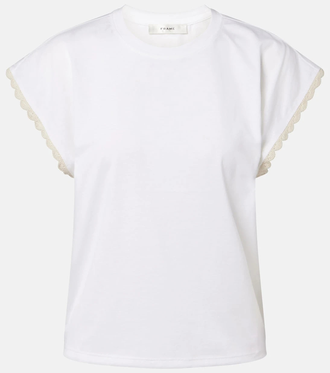 Frame - The Crochet cotton jersey T-shirt